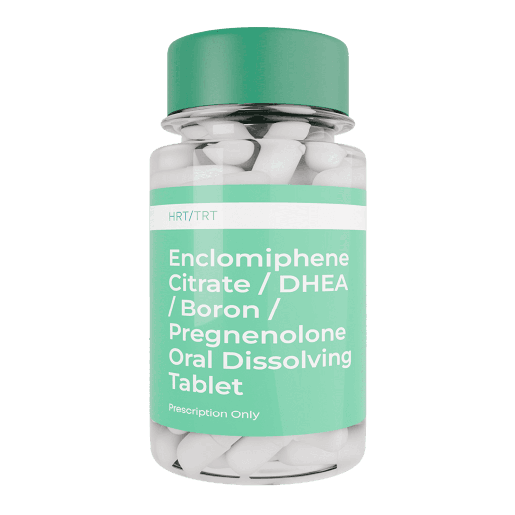 Enclomiphene Citrate / DHEA / Boron / Pregnenolone Oral Dissolving Tablet
